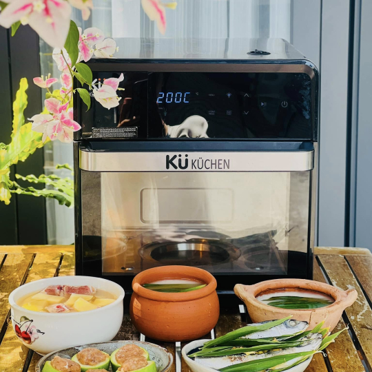 Nồi chiên không dầu kết hợp hấp KUCHEN 2228 16 lít